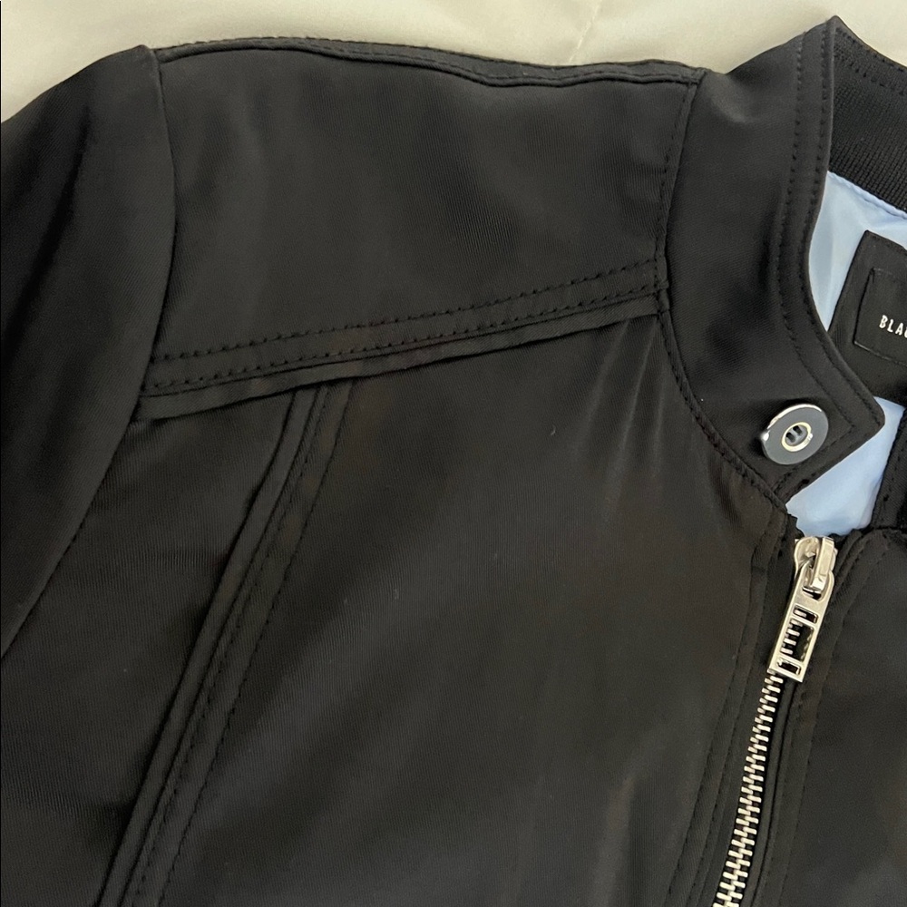 Black Rivet Zip-Up Jacket M - Picture 15 of 15